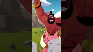 Hog Rider game Vs Animation