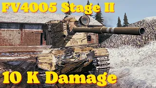 World of tanks FV4005 Stage II - 10,1 K Damage 5 Kills, wot replays