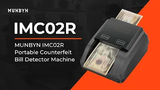 MUNBYN IMC02R Portable Counterfeit Bill Detector Machine