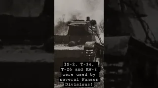 Beutepanzer - the Soviet tanks in German units.