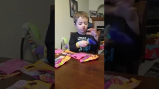 Trolls blind bag opening by Trevor