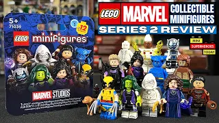 REVIEW: LEGO Marvel CMF Series 2 - All 12 Figures RANKED!