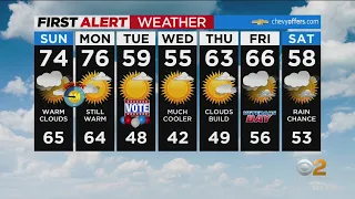 First Alert Forecast: CBS2 11/5 Evening Weather at 7PM