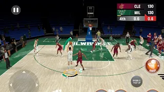 Buzzer beater Game winning shot in NBA 2K22 Mobile