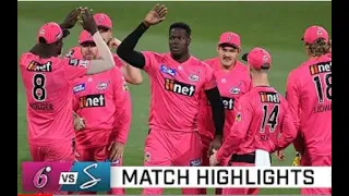 Classy Sixers surge to comprehensive win over Strikers  KFC BBL10