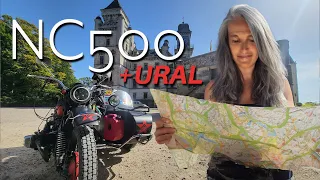 The Scottish North Coast 500 (NC500) on a URAL Motorcycle