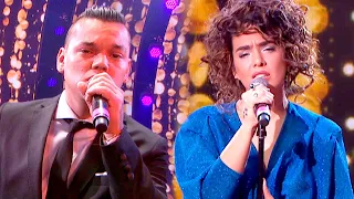 ¡Piel de gallina! Brian Lanzelotta y Ángela Leiva cantaron "I will always love you"