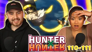 DRAGON DIVE!! INVASION BEGINS!  - Hunter X Hunter Episode 110 + 111 REACTION + REVIEW!