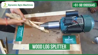 Dynamic Agro Machines Wood Log Splitter - Make Firewood Easy | Best Wood Log Splitter | Log Splitter