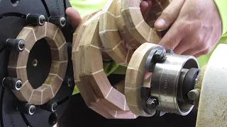 I found the perfect way to center my segmented rings for turning on my lathe.