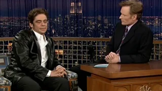 Conan O'Brien 'Benicio del Toro 3/24/05