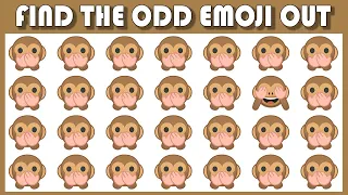 HOW GOOD ARE YOUR EYES #137 l Find The Odd Emoji Out l Emoji Puzzle Quiz