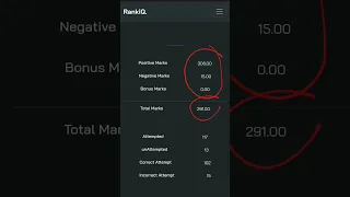 my rank on RANK IQ cgl mains 2022 raw marks 291/390 😰😰#ssc #cgl #ssccgl2022 #ssccglanswerkey #rankiq