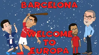FC Barcelona Heads To Europa League🤣🤣⚽⚽⚽😂😂