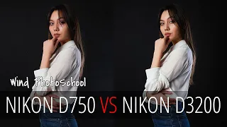 Сравнение любительского и профессионального фотоаппарата (Nikon d750 VS Nikon d3200)