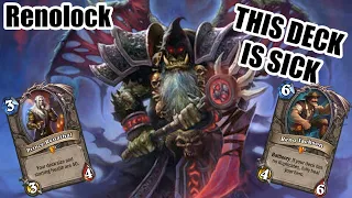 I ACTUALLY LOVE THIS DECK | Renolock | Voyage to the Sunken City | Wild Hearthstone