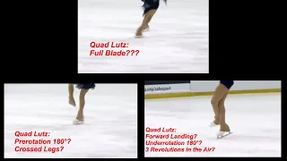 Quad Lutz? Fake! Alysa Liu JGP Lake Placid 2019 versus Quad Lutz! Nathan Chen Worlds 2019 Saitama
