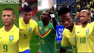 TODOS OS JOGOS DO BRASIL NA COPA DE 2022 - RECRIADOS NO FIFA