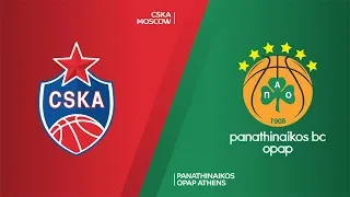 CSKA Moscow - Panathinaikos OPAP Athens Highlights | Turkish Airlines EuroLeague, RS Round 17