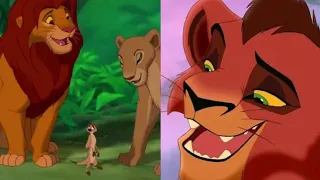 Король лев-Нала встречает Симбу/Киара встречает Кову-Король лев 2.