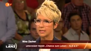 Nina Zacher bei Markus Lanz ZDF 03.09.2015