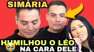 SIMÁRIA DESSA VEZ PASSOU DOS LIMITES DA ARROGÂNCIA 😮 VEJA O QUE ELA FEZ COM O JORNALISTA LÉO DIAS