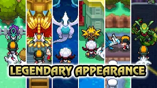 Pokémon HeartGold & SoulSilver - All Legendary Appearance Scenes (HQ)