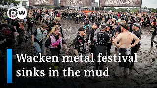 Wacken metal festival closes gates due to mud | DW News