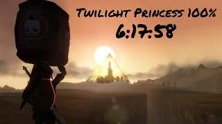 Twilight Princess 100% in 6:17:58 (former world record)