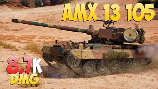 AMX 13 105 - 4 Kills 8.7K DMG - Fearless! - World Of Tanks