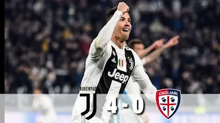 Juventus vs Cagliari 4-0 | Ronaldo with a hat trick | Highlights & Goals