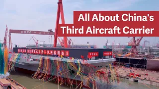 China Launches Its Largest And Most Advanced Aircraft Carrier Named 'Fujian'