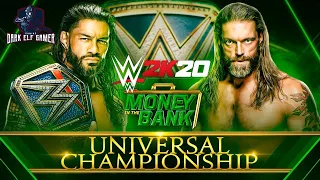 WWE 2K20 - Roman Reigns vs Edge (Universal Championship) | WWE Money in the Bank 2021 - Full Match