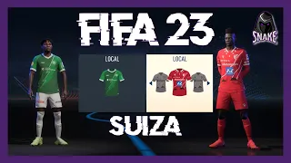 FIFA 23 | LICENCIAS EQUIPOS KITS | LIGA DE SUIZA