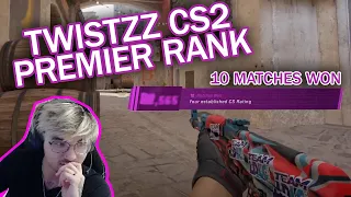 😱 Twistzz got his CS2 Premier Rank! 10W 0L