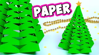 Елка из бумаги А4 своими руками просто и быстро. Новогодние поделки. DIY Paper crafts #ChristmasTree