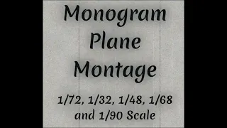 Monogram Plane Montage