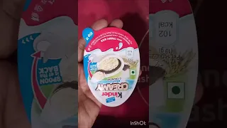 kinder creamy milky cruñchy 😋😋😍#unboxing #shortvideo #unwrapping #youtubeshorts