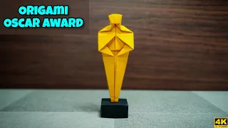 Origami Oscar Award | Origami tutorial | Paper craft