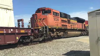 A Busy Day on the BNSF Chillicothe sub between Ancona and Toluca, IL 08/27/22