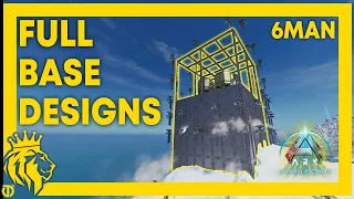 TOP 3 6MAN FULL Base Designs on The Island! | ARK: Survival Ascended