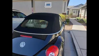 how to replace Volkswagen Bug convertible top installation