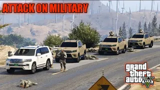 GTA 5 | Attack on Military Convoy | Franklin Kidnapped Military Chief | Game Loverz