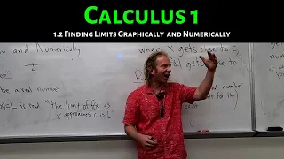 Calculus 1: Lecture 1.2 Finding Limits Graphically and Numerically
