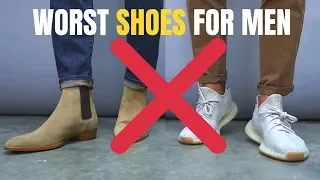 7 Shoes A Man Should NEVER Wear | Stop Wearing These!