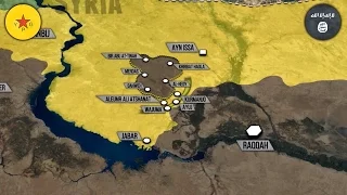 12 января 2017. Военная обстановка в Сирии. YPG взяли игиловцев в котел. Русский перевод.