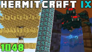 Hermitcraft IX 1048 Pointless Diamonds & Scaffolding Mob Farm