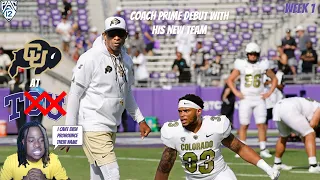 COACH PRIMEEEEE! Colorado vs #17 TCU Highlights | 2023 College Football Highlights! Reaction