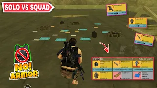 150k To 3.5M Earning 😍 | No Armor 🚫 Solo vs Squad In Advance Mode | Metro Royale Chapter 10