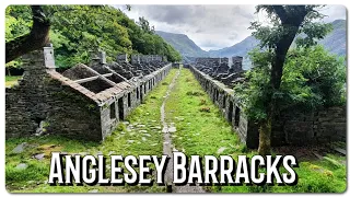 The Anglesey Barracks. Dinorwics' Abandoned Quarry Cottages. North Wales.